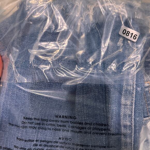 Moussy Vintage Mid Rise Distressed Ankle Straight Jeans Sz 25 - Picture 10 of 10